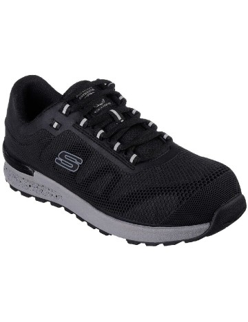 Adidasi de protectie cu varf metalic SKECHERS, negru