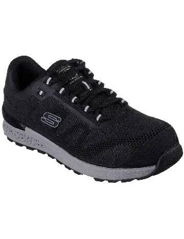 Adidasi de protectie cu varf metalic SKECHERS, negru