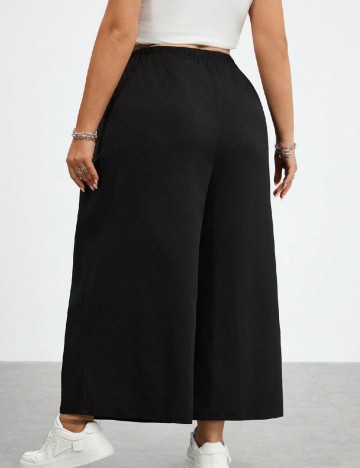 Pantaloni SHEIN CURVE, negru