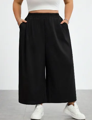 Pantaloni SHEIN CURVE, negru
