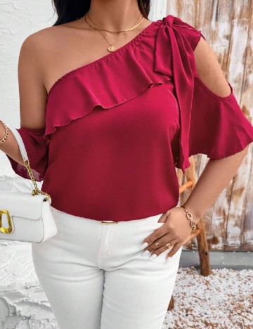 Bluza SHEIN CURVE, rosu