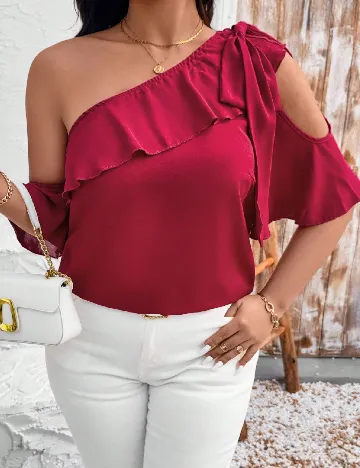 Bluza SHEIN CURVE, rosu