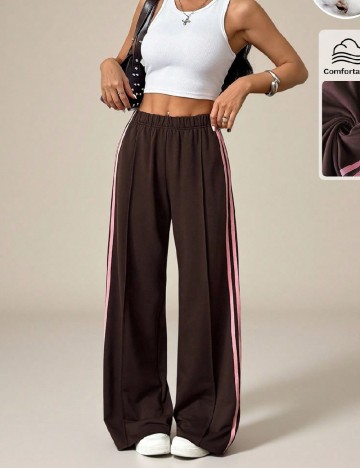Pantaloni SHEIN, maro