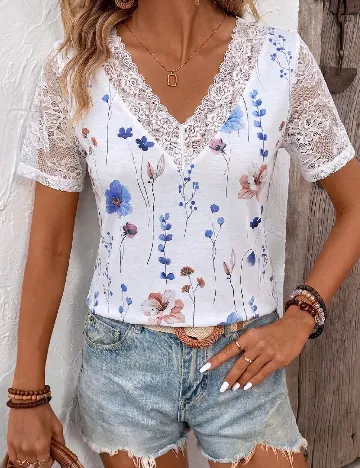 Tricou SHEIN, alb