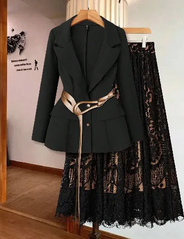 Compleu SHEIN CURVE, negru