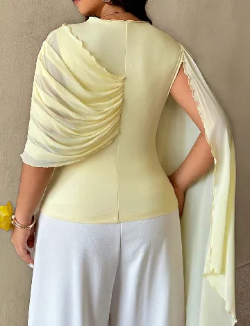 Bluza SHEIN CURVE, galben