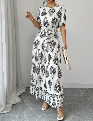 Rochie lunga SHEIN, alb