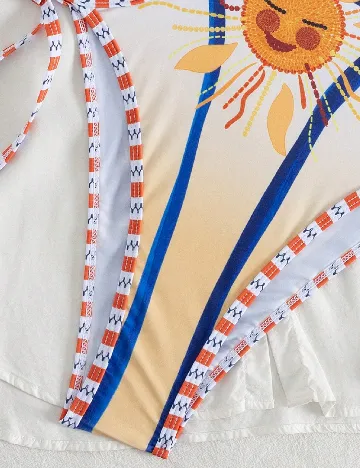 Costum de baie SHEIN, mix culori