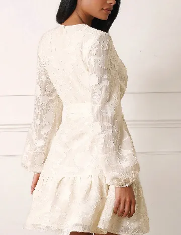Rochie scurta SHEIN, ecru