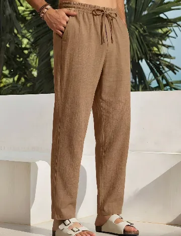 Pantaloni SHEIN, maro