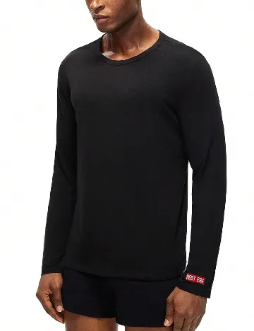 Bluza de pijama SHEIN, negru