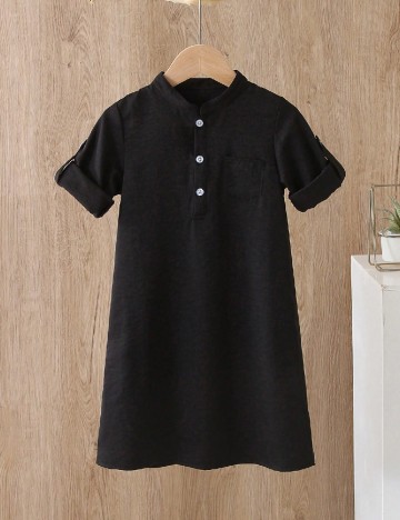 Bluza Shein Kids, negru