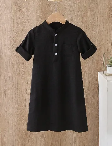 Bluza Shein Kids, negru