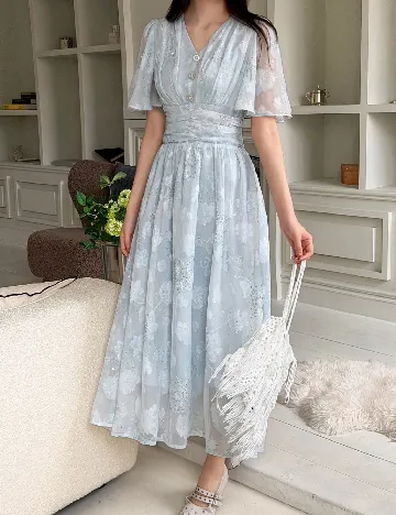 Rochie medie SHEIN, albastru