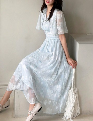 Rochie medie SHEIN, albastru