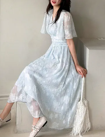 Rochie medie SHEIN, albastru