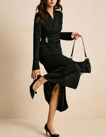 Rochie medie Poeselle, negru