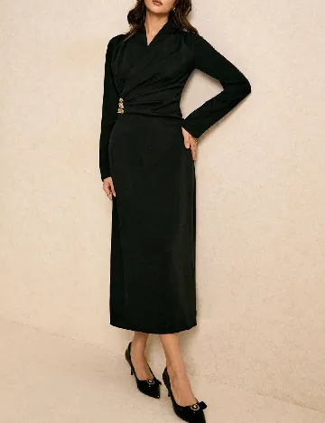 Rochie medie Poeselle, negru