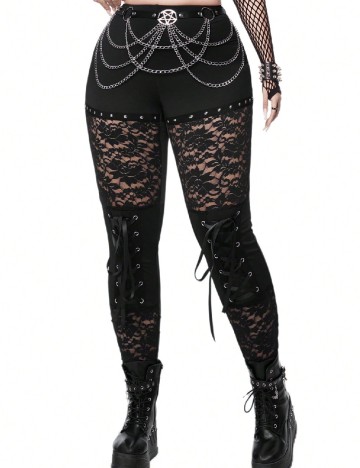 Pantaloni SHEIN CURVE, negru