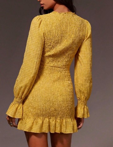 Rochie scurta SHEIN, galben