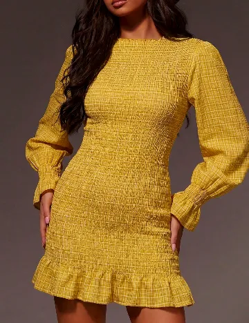 Rochie scurta SHEIN, galben