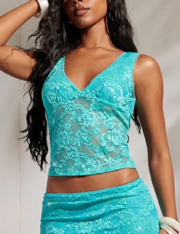 Top SHEIN, albastru