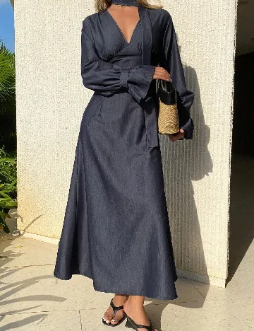 Rochie lunga SHEIN, bleumarin