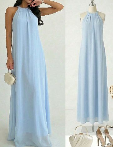 Rochie lunga SHEIN, albastru