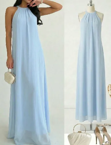 Rochie lunga SHEIN, albastru