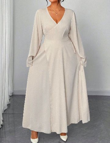 Rochie lunga SHEIN CURVE, crem