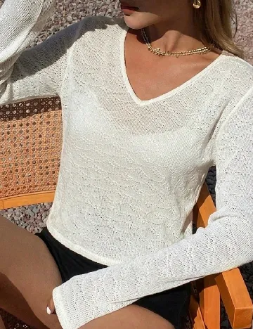 Bluza Dazy, alb