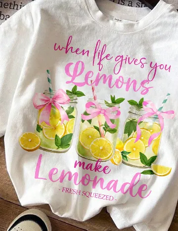 Tricou Shein Kids, alb