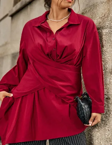 Bluza SHEIN CURVE, rosu