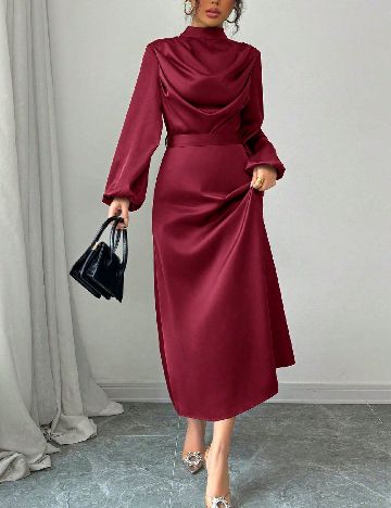 Rochie medie SHEIN, visiniu