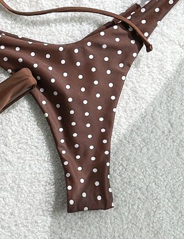 Set costume de baie 2 bucati SHEIN, maro