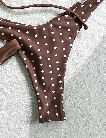 Set costume de baie 2 bucati SHEIN, maro