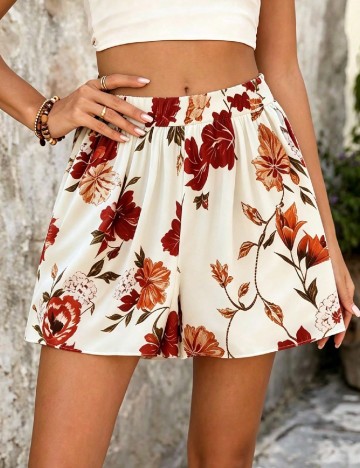 Pantaloni scurti SHEIN, alb