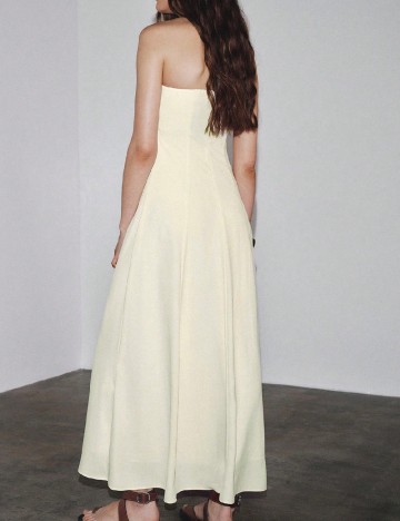 Rochie medie MOTF, ecru