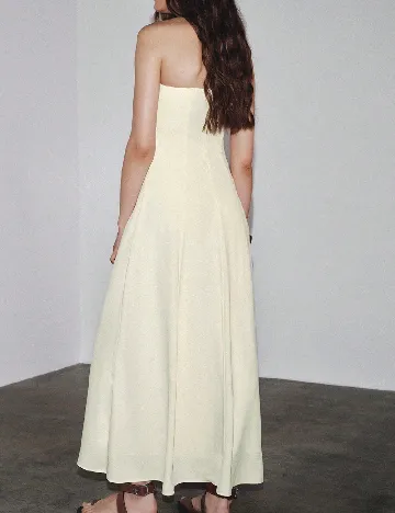 Rochie medie MOTF, ecru