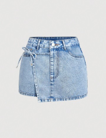 Fusta pantalon SHEIN, albastru