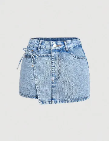 Fusta pantalon SHEIN, albastru