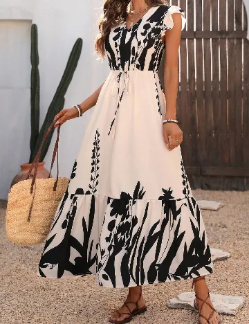 Rochie medie SHEIN, crem