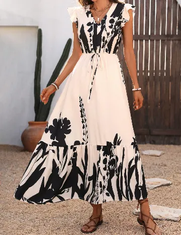 Rochie medie SHEIN, crem