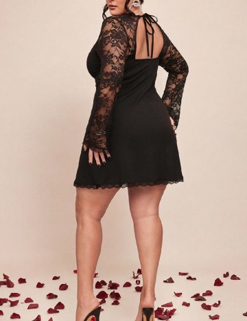 Rochie scurta SHEIN CURVE, negru