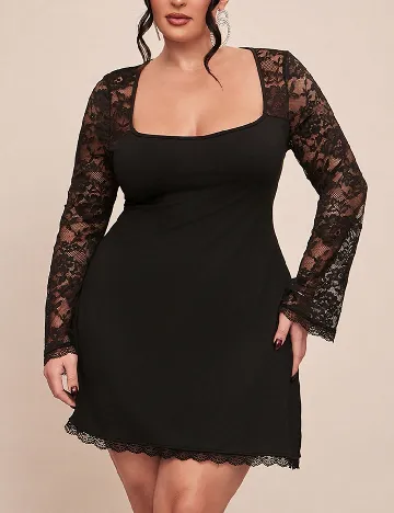 Rochie scurta SHEIN CURVE, negru