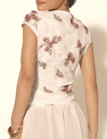 Tricou Cosmina, alb