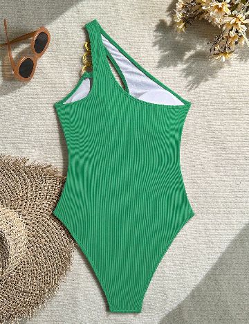 Costum de baie SHEIN, verde