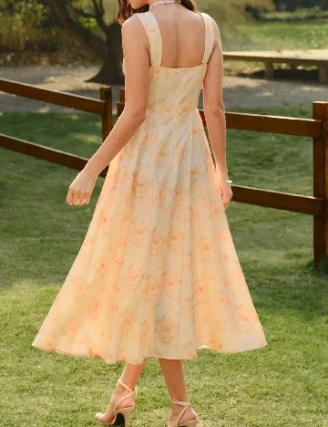 Rochie medie SHEIN, portocaliu