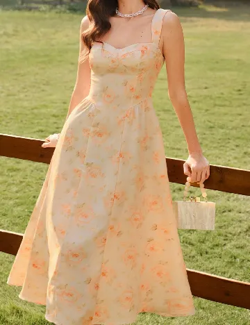 Rochie medie SHEIN, portocaliu
