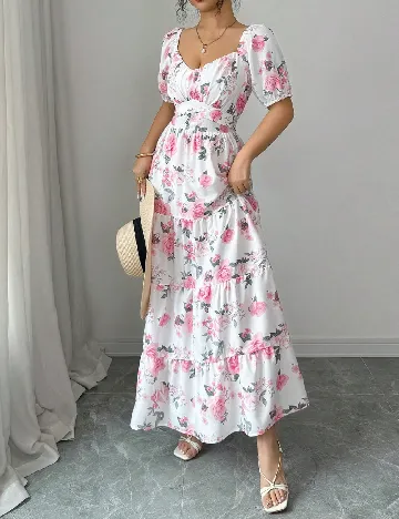 Rochie lunga SHEIN, floral print